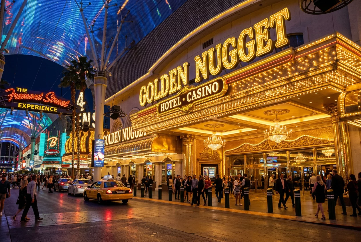Golden Nugget Las Vegas Downtown View